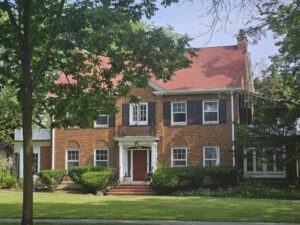 a two-story, four bedroom brick home for sale in Oak Park